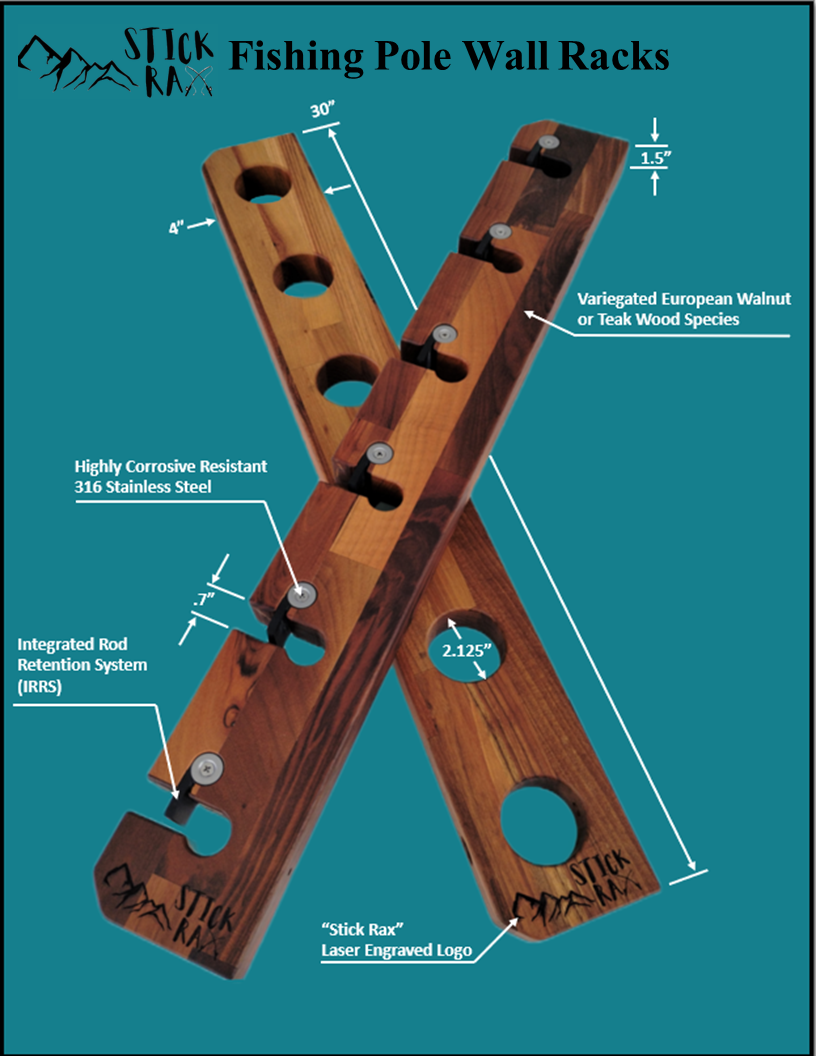 Stick Rax, Fishing Pole Racks